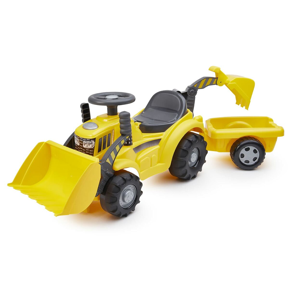 Tricikl Ecoiffier Carrier Rumena Traktor